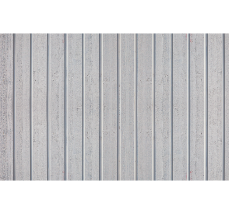 Grey blind with white wooden slats - TenStickers