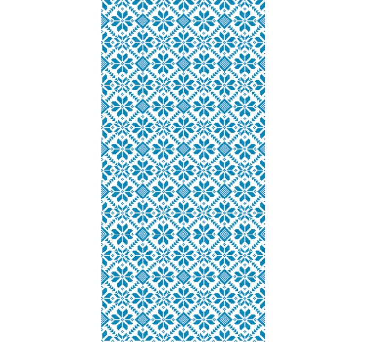 Blue blind with blue tile design - TenStickers