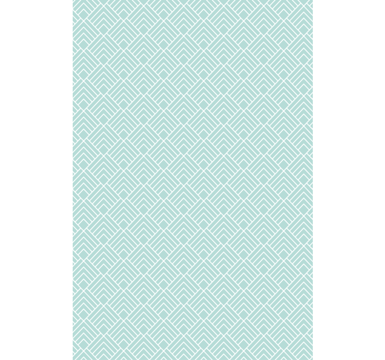 Blue blind with light blue zigzag lines - TenStickers