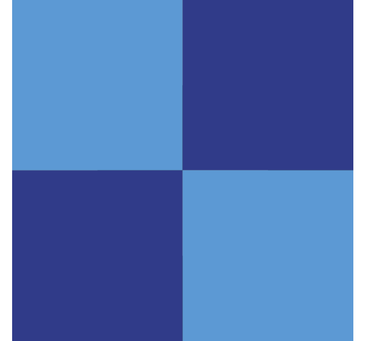 Blue blind in dark and blue design - TenStickers