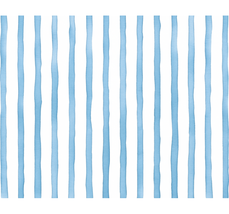 Blue blind in blue watercolor stripes - TenStickers