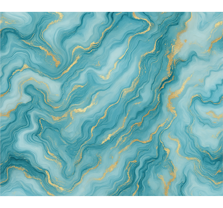 Blue blind in light blue marble design - TenStickers