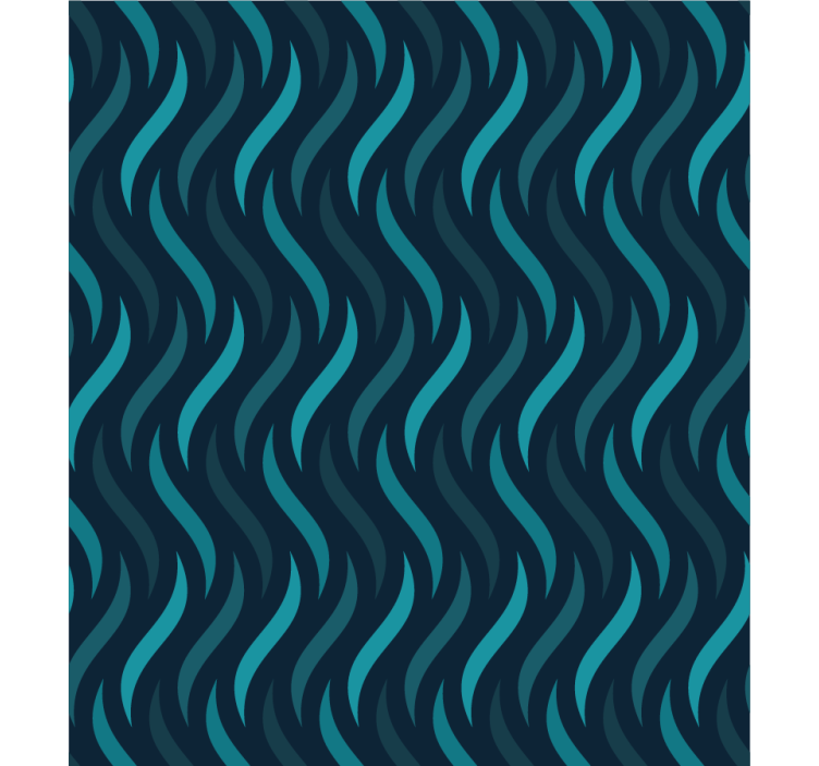 Blue blind with wavy texture - TenStickers