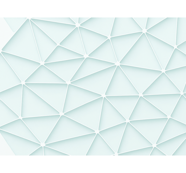 Blue blind with abstract triangle pattern - TenStickers