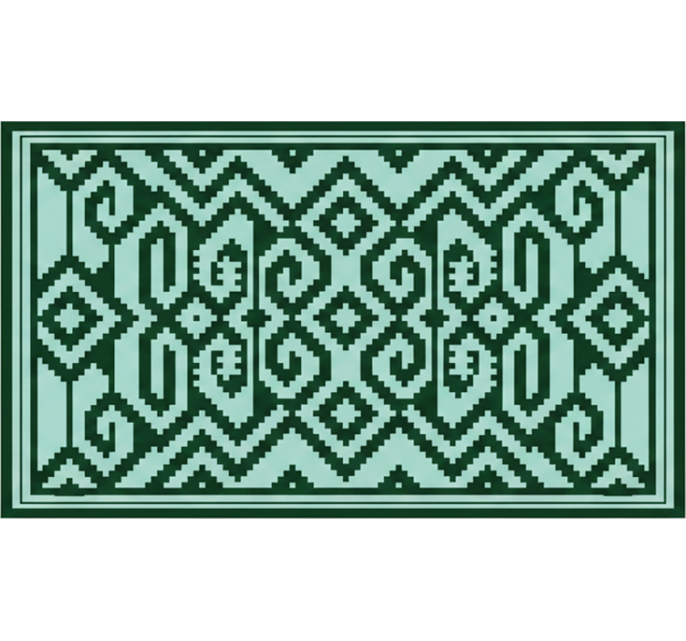 Green blind mapuche green colors - TenStickers