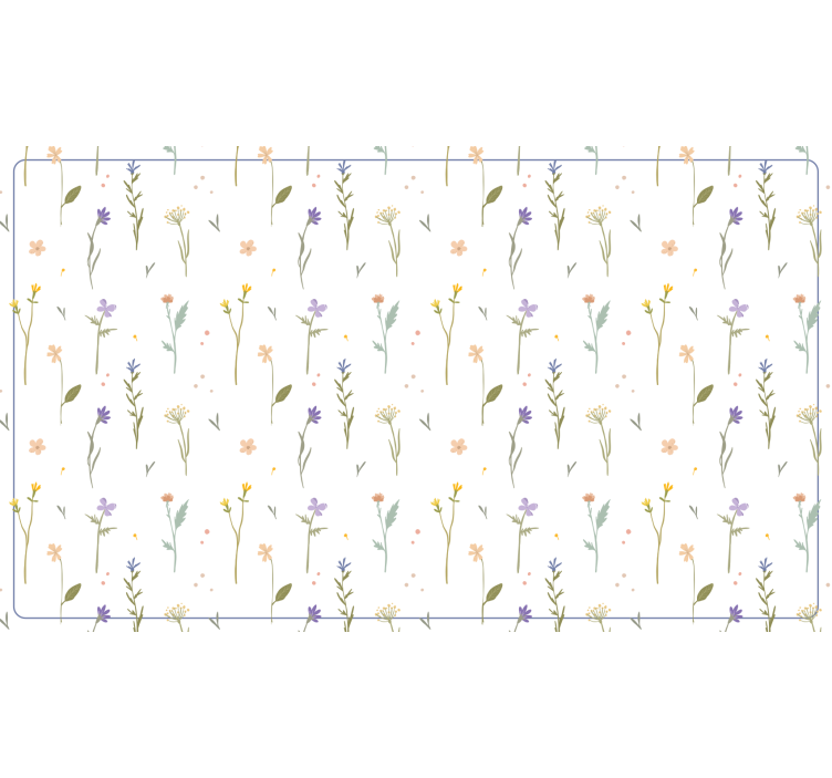 White blind with delicate spring twigs - TenStickers
