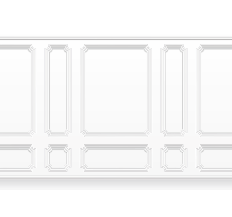 White blind classic panels - TenStickers