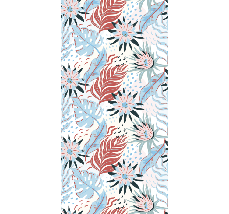 Flower pattern Elegant blind - TenStickers