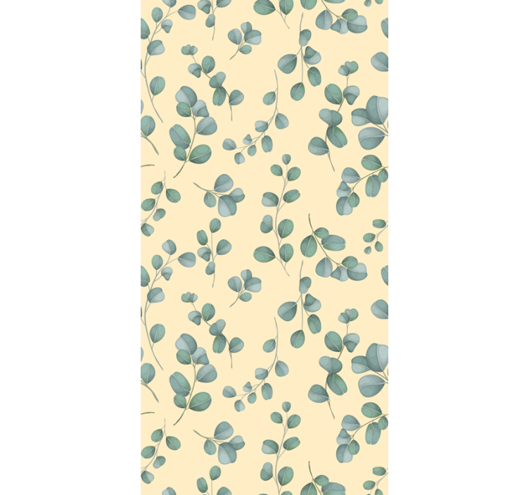 Eucalyptus Leaf Pattern flowers and plant blind - TenStickers