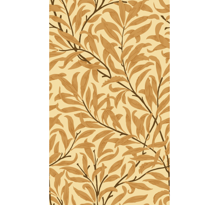 Botanical Leaf Print flower blind - TenStickers