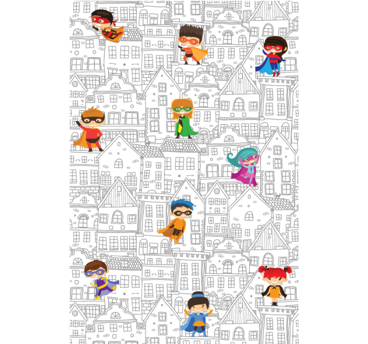Urban Superheroes superhero blind - TenStickers