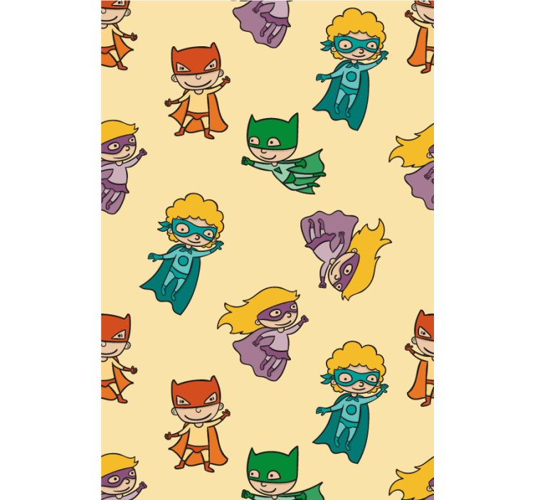 Superhero Cartoon childrens blind - TenStickers