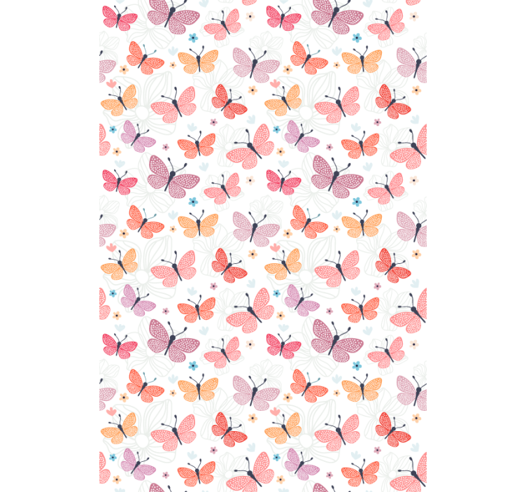 Butterflies flying Original roller blind - TenStickers
