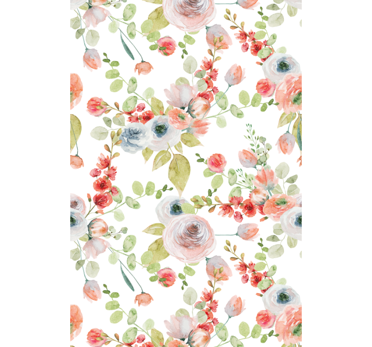 Floral branches Classic blind - TenStickers