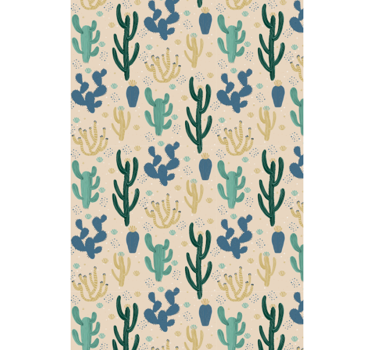 Cactus roller blind cactus pattern joy - TenStickers