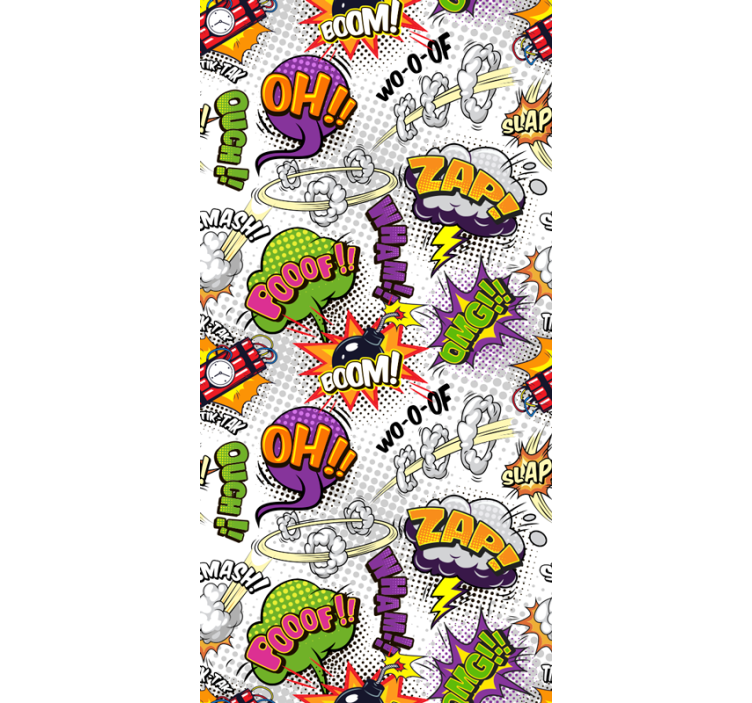 Cartoon pattern Childrens blind - TenStickers