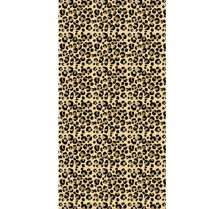 Leopard Print Pattern animal roller blind - TenStickers