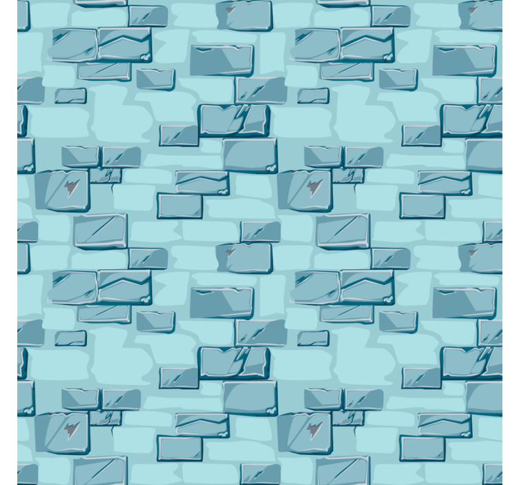 Blue Stone Bricks texture and pattern blind - TenStickers