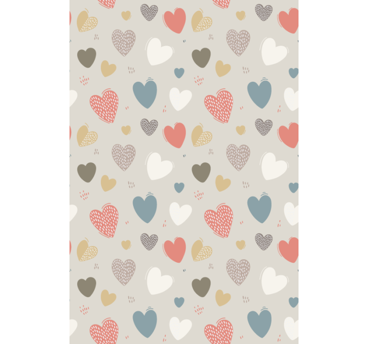 Heart Patterns romantic blind - TenStickers