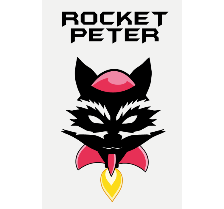 Playful Character Visage customised blind - TenStickers