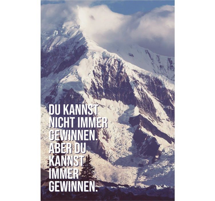 Immer Gewinnen Mountain Peaks Office blind - TenStickers
