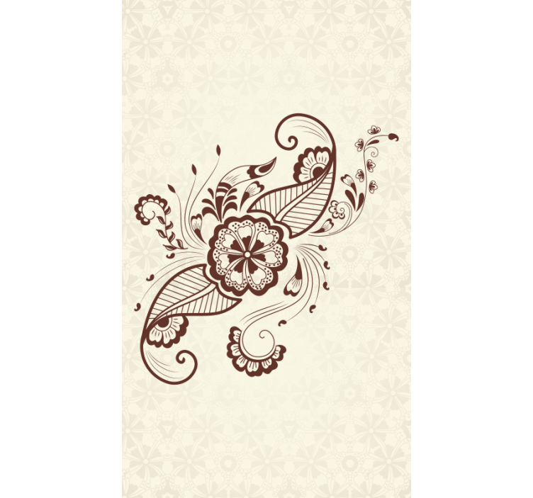 Intricate Floral Motif flower blind - TenStickers