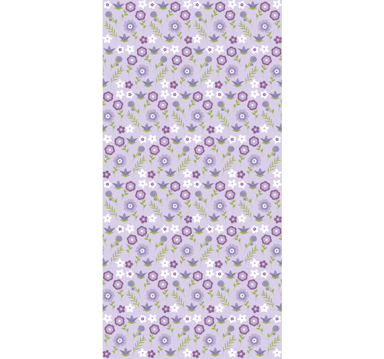 Floral Pattern Harmony flower blind - TenStickers