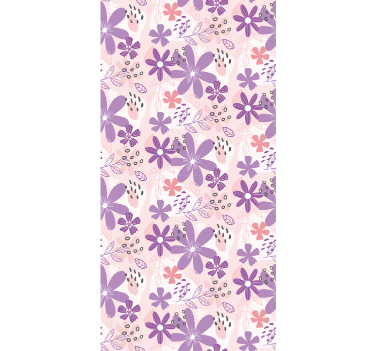 Butterfly blind butterfly floral cascade - TenStickers