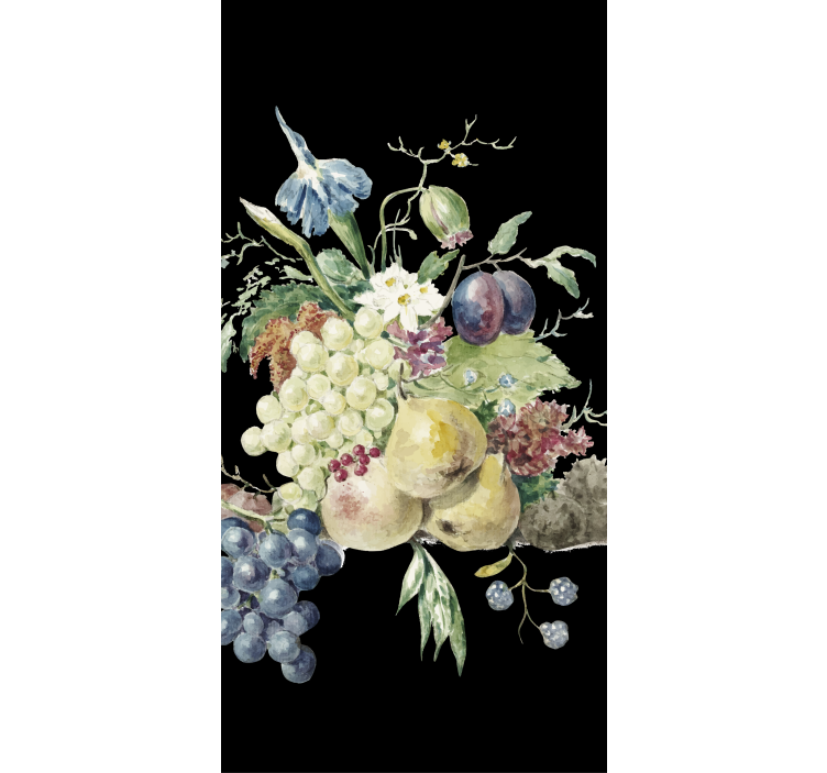 Orchard Bounty Display fruit and vegetable blind - TenStickers