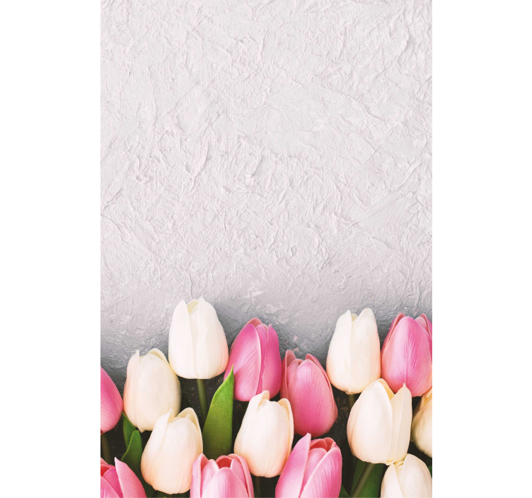 Tulip Blossom Arrangement flowers and plant blind - TenStickers