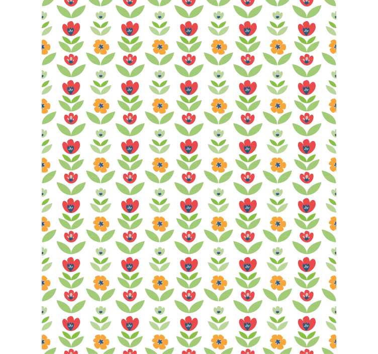 Charming Floral Pattern flowers and plant blind - TenStickers