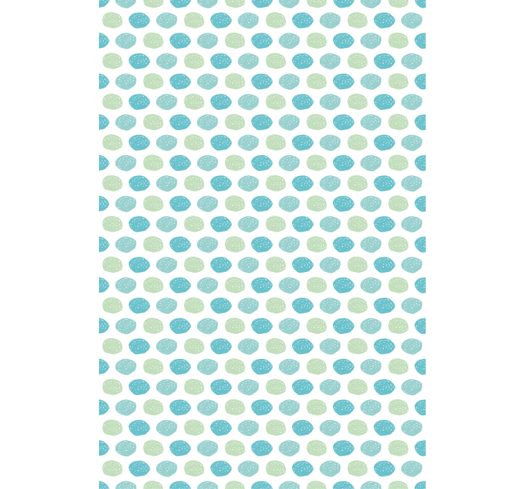 Green and blue dots childrens blind - TenStickers