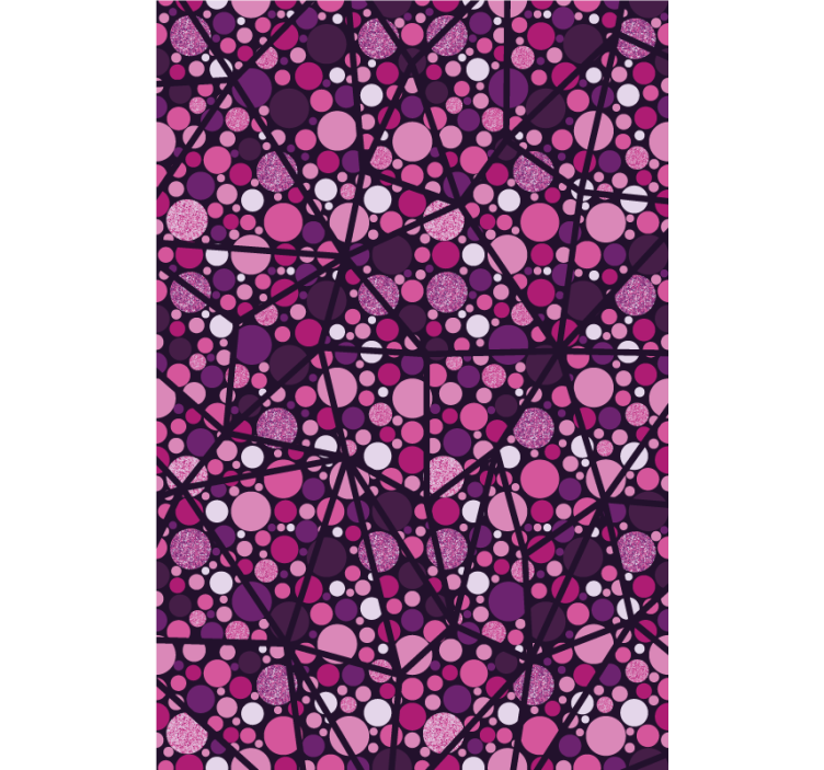Texture and pattern blind geometric bubble design - TenStickers