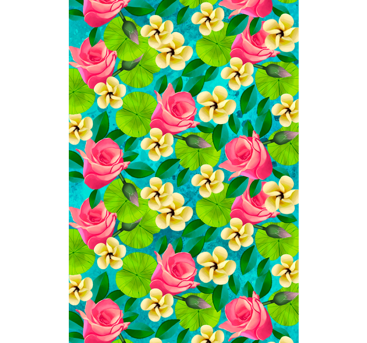 Vibrant blooms flowers and plant blind - TenStickers
