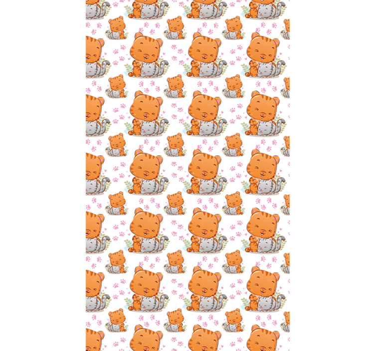 Baby cat patterns childrens blind - TenStickers