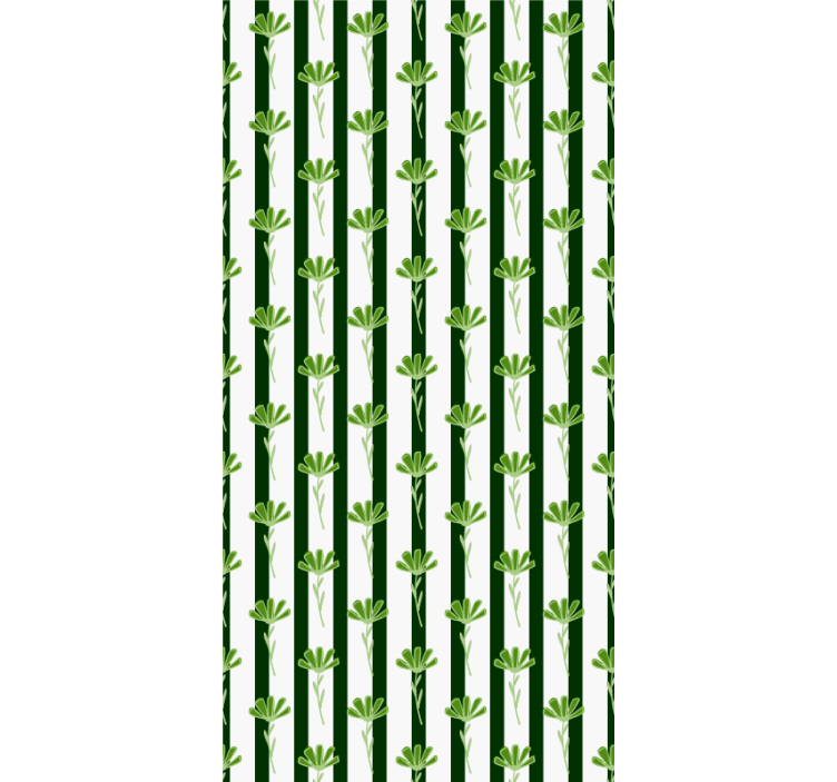 Vertical stems pattern kitchen blind - TenStickers