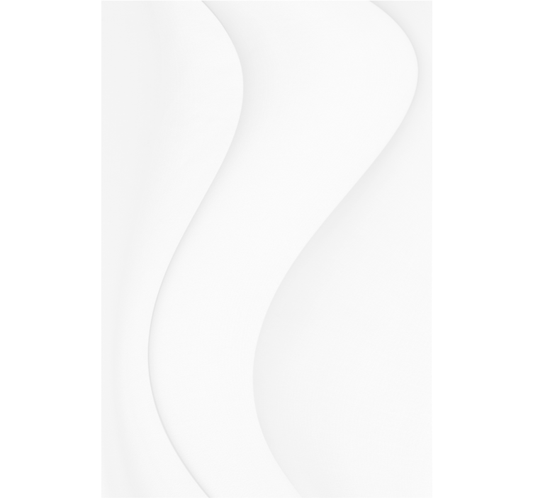 White modern shapes Master bedroom blind - TenStickers