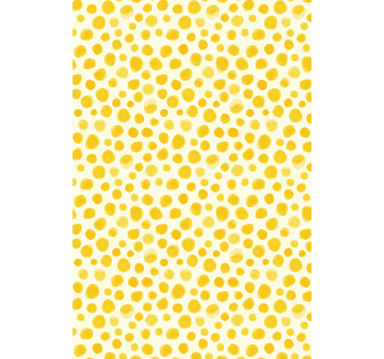 Lemon Polka Dots fruit and vegetable blind - TenStickers