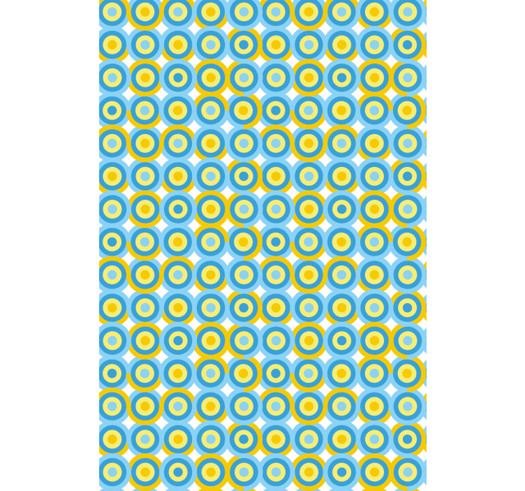 Circular pattern in blue other blind - TenStickers