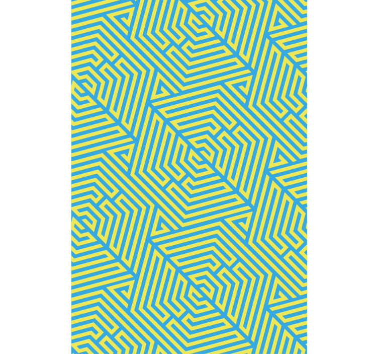 Geometric Linear Arrangement texture and pattern blind - TenStickers