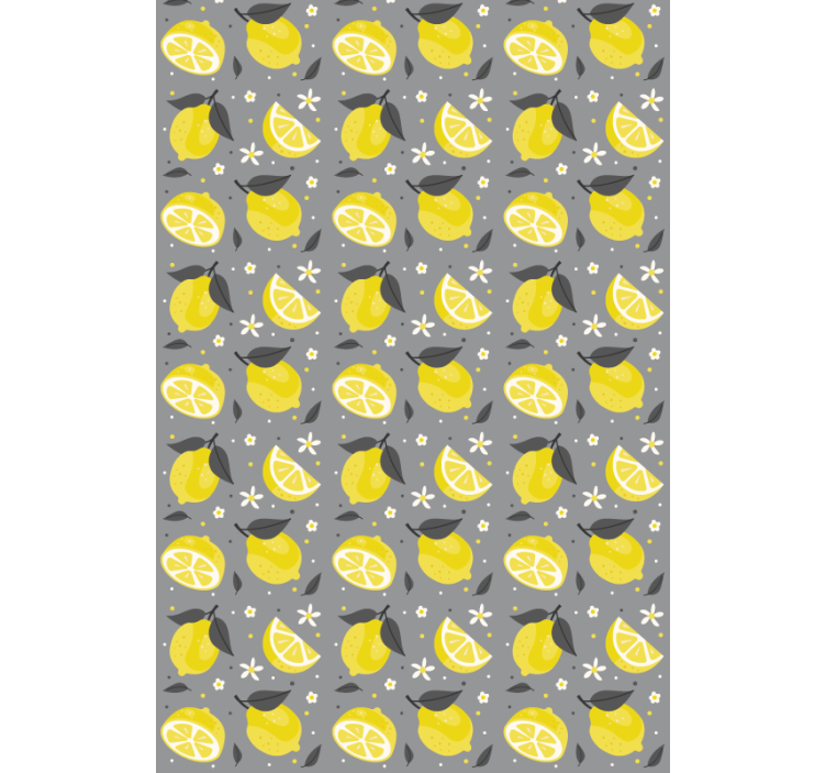Lemon Slice Pattern fruit and vegetable blind - TenStickers