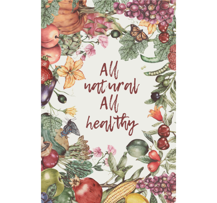 All natural and healthy kitchen blind - TenStickers
