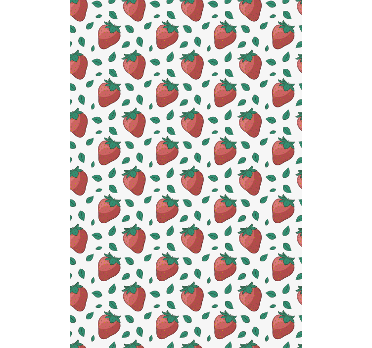 Fresh Strawberry Pattern fruit and vegetable blind - TenStickers