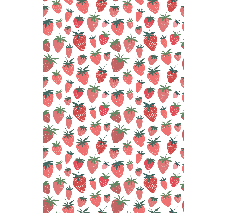 Strawberry pattern design fruit and vegetable blind - TenStickers