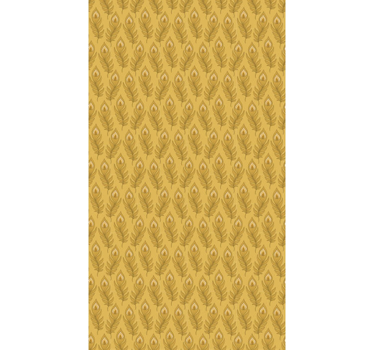 Graceful Foliage Motif flowers and plant blind - TenStickers