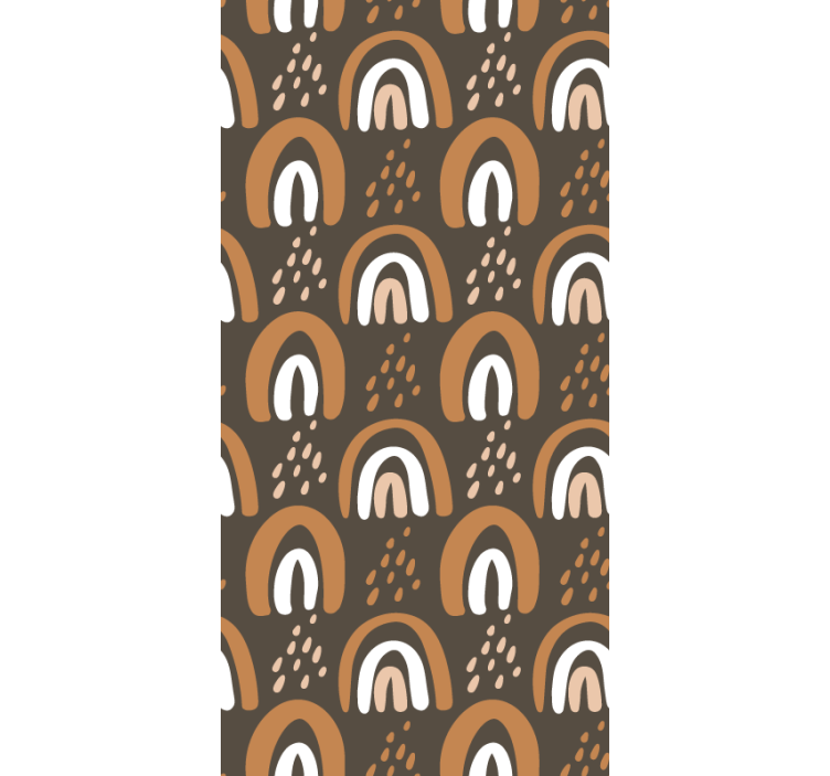 Painted earthy rainbows childrens blind - TenStickers