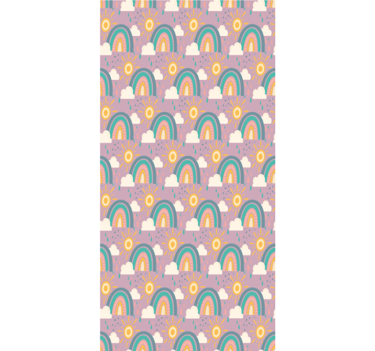 RAINBOWS AND SUNS childrens blind - TenStickers