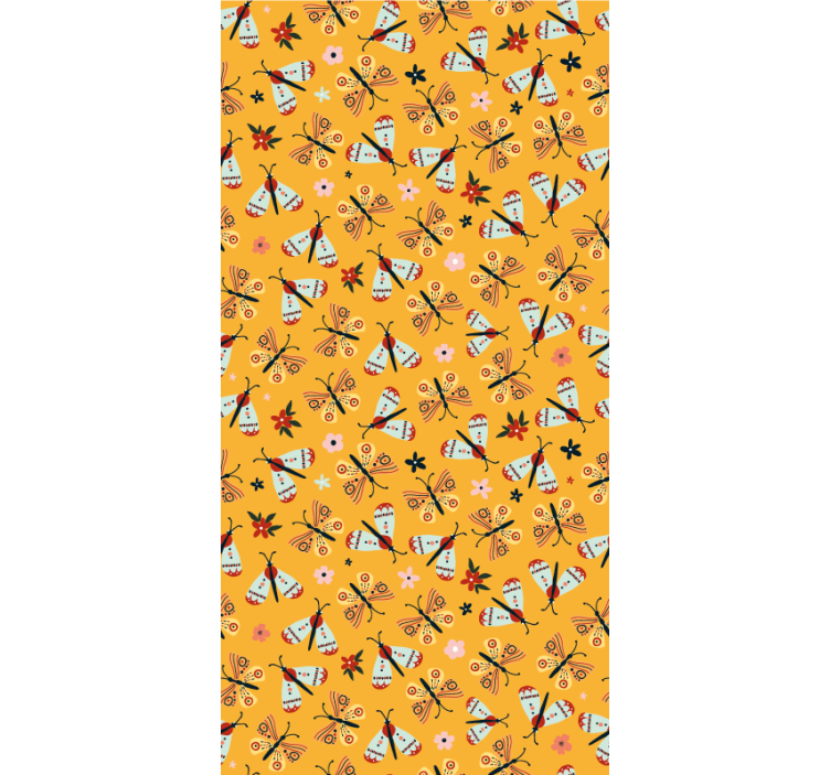 Yello traditional design butterfly blind - TenStickers