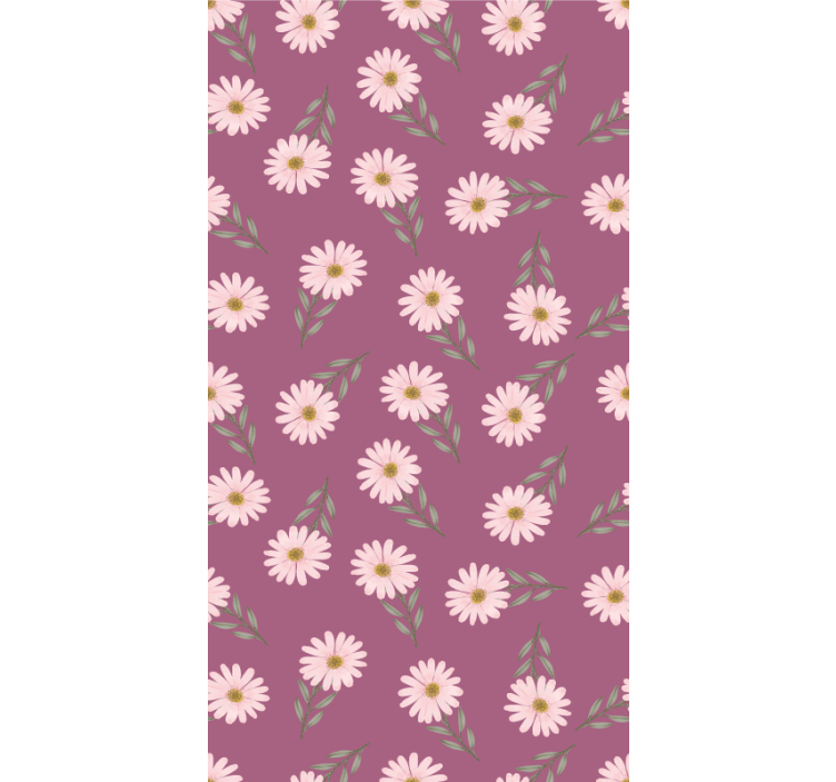 Daisy Floral Theme flowers and plant blind - TenStickers