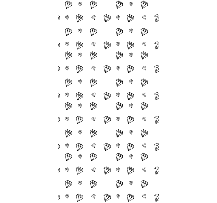 Black and white diamonds original roller blind - TenStickers